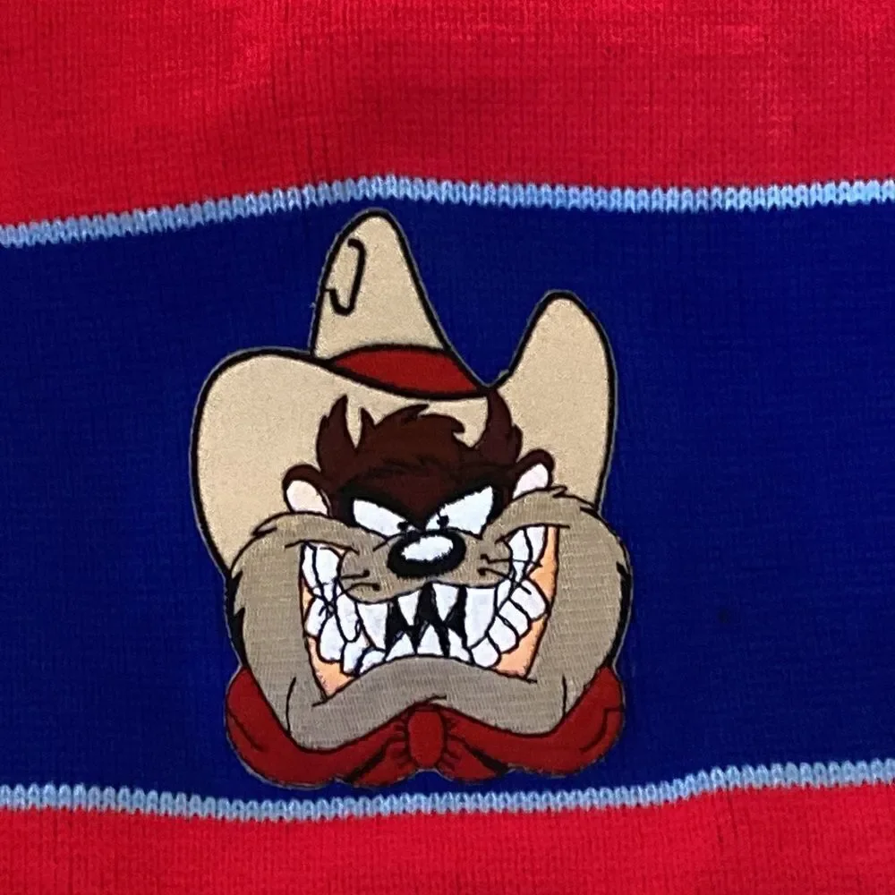 Looney Tunes Taz Sweater Size Medium